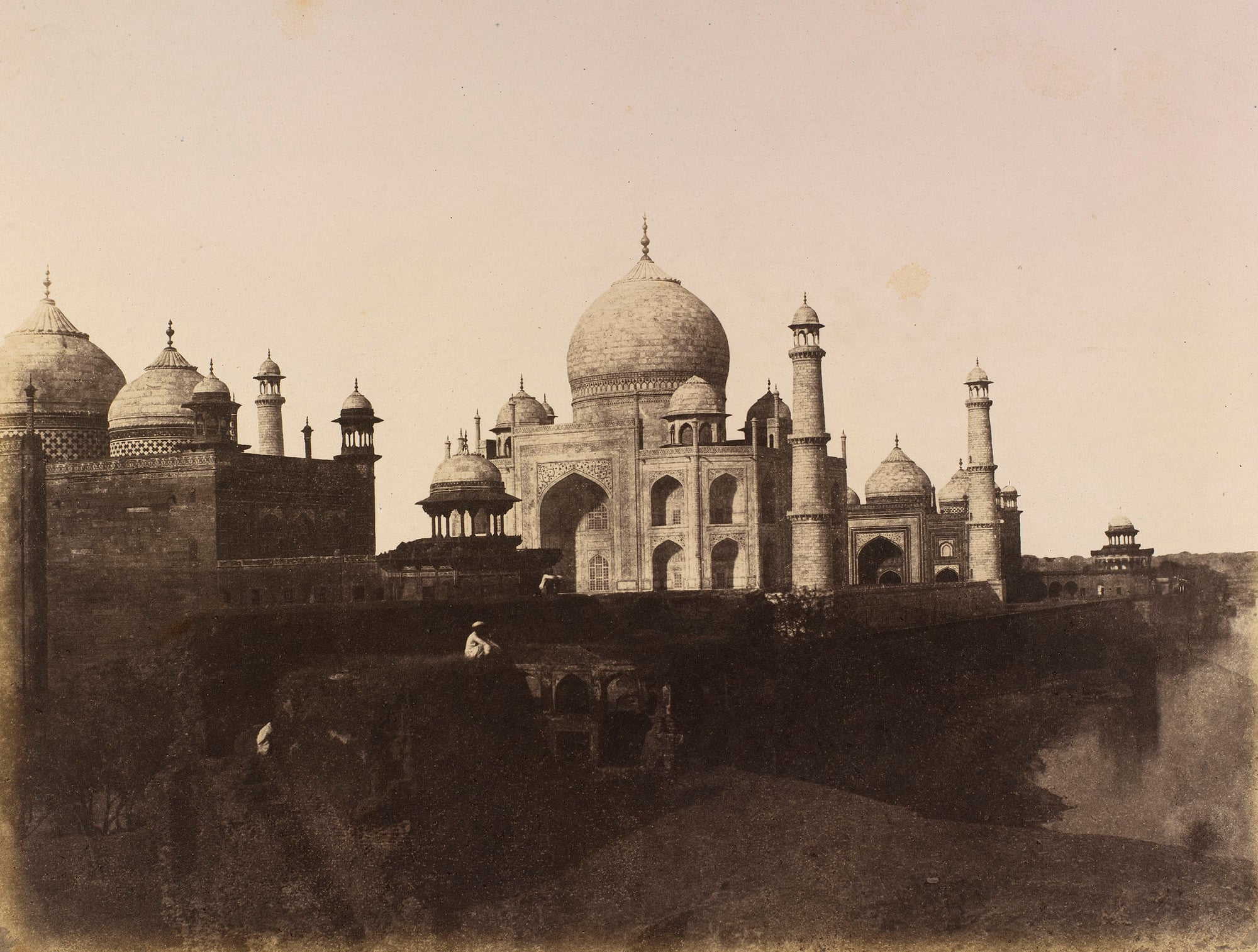 Dr John Murray, The Taj Mahal from the East, 1853-8 (RCIN 2701441) Photograph of the Taj Mahal from the east by Dr John Murray.