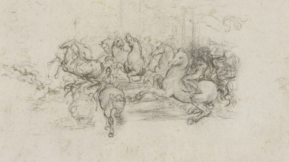 A cavalcade, c.1503-4 (RCIN 912339) A cavalcade, c.1503-4 (RCIN 912339)