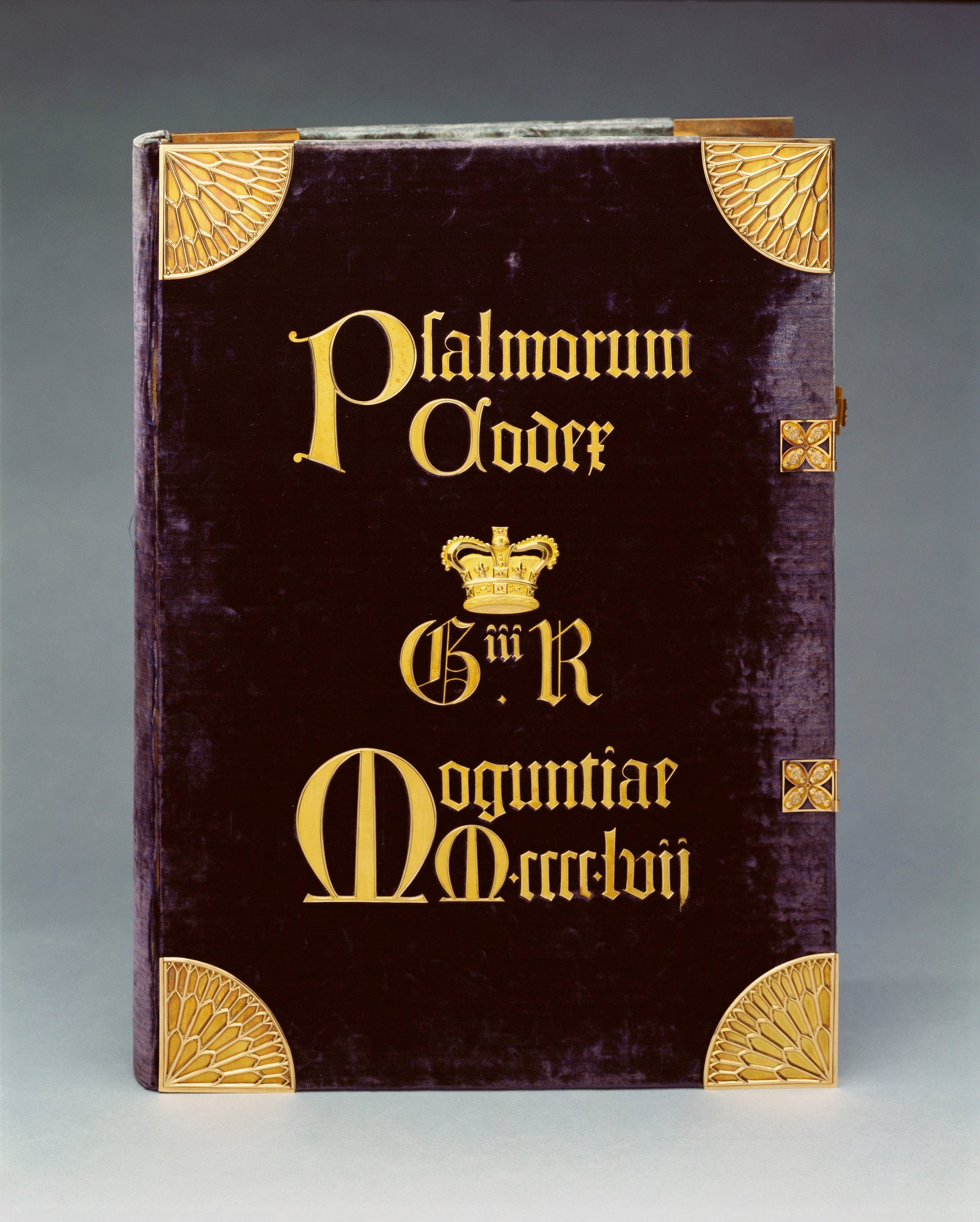 The Mainz Psalter, printed in Mainz by Johann Fust and Peter Schoeffer.