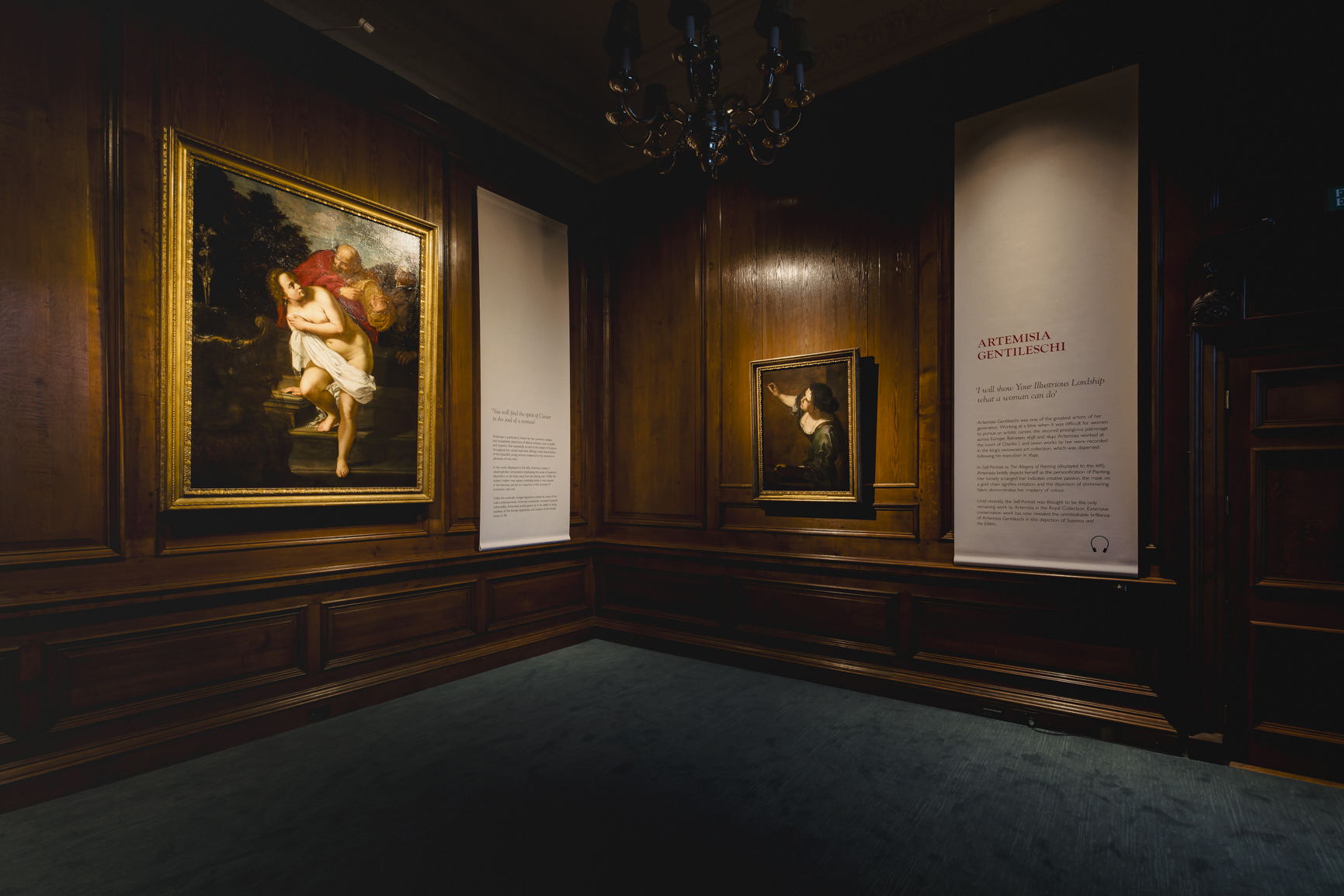 The new display of two Artemisia paintings at the Palace of Holyroodhouse