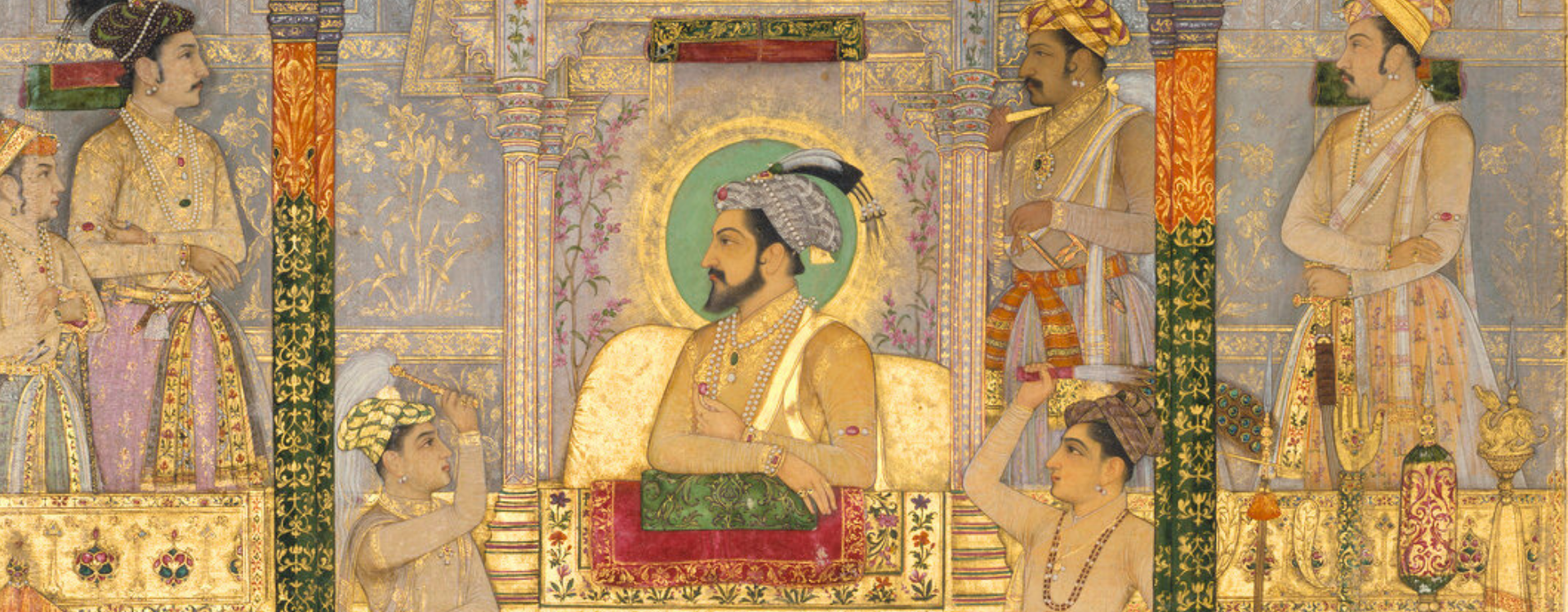 Detail from the Padshahnamah by Abd al-Hamid Lahawri.