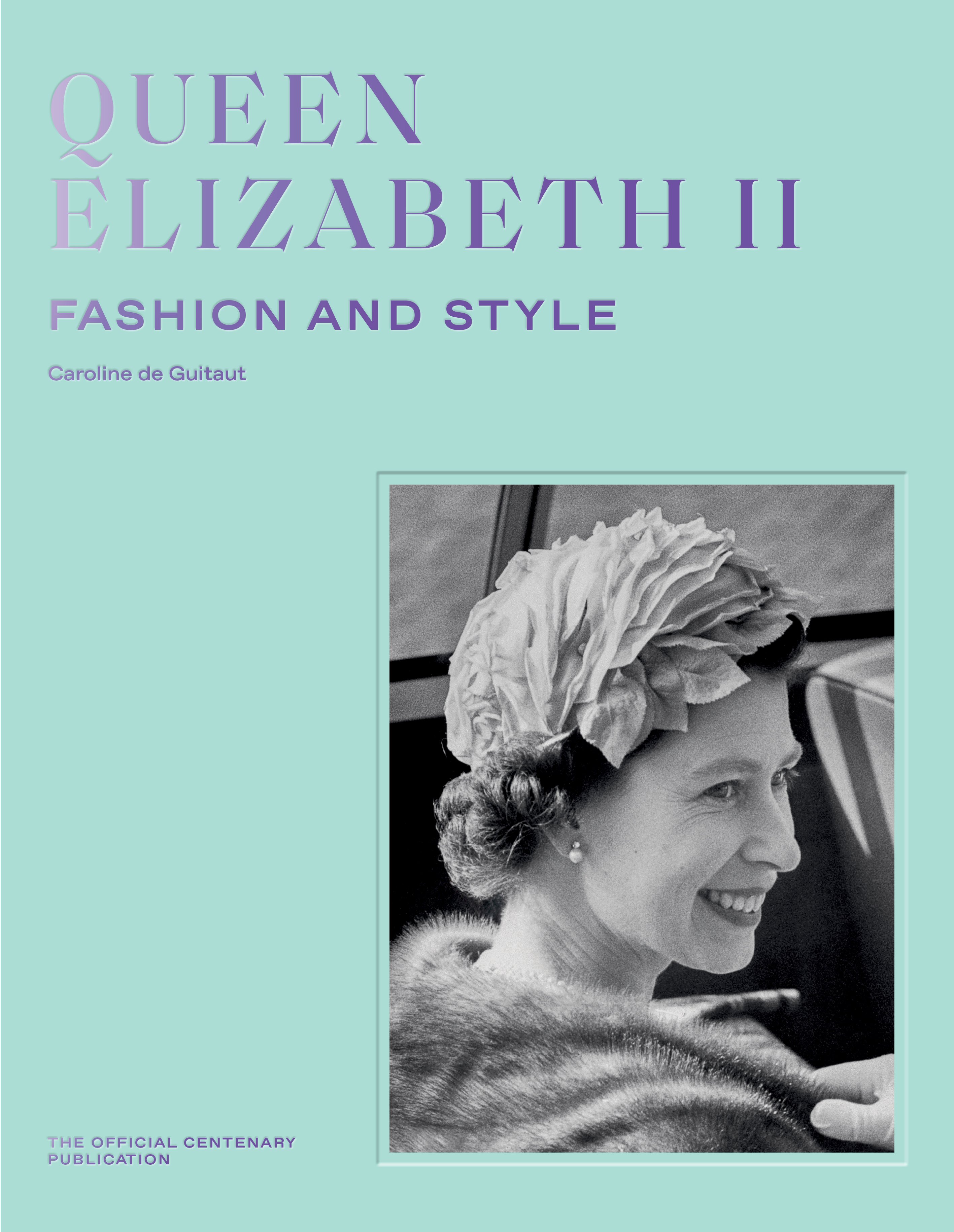 The blue book cover for the Queen Elizabeth II: Fashion and Style book