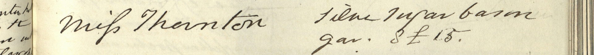 Extract from Queen Victoria's Christmas present account book, 1859. Extract from Queen Victoria's Christmas present account book in 1859.