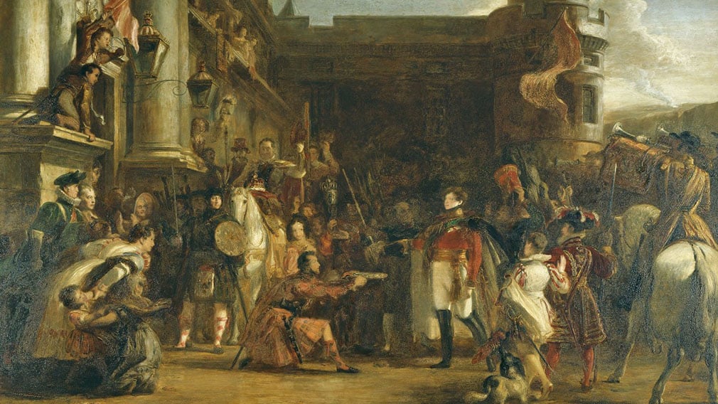The Entrance of George IV at Holyroodhouse