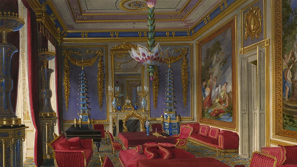 The Centre Room in 1855 