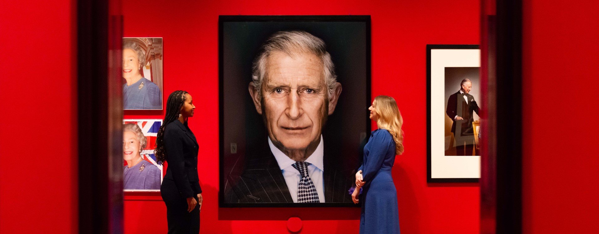 Portrait of King Charles III, when The Prince of Wales, by Nadav Kander, as part of the exhibition 'Royal Portraits: A Century of Photography'