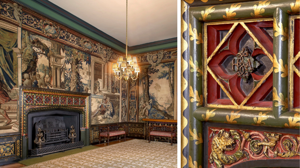The Tapestry Room at St James's Palace.