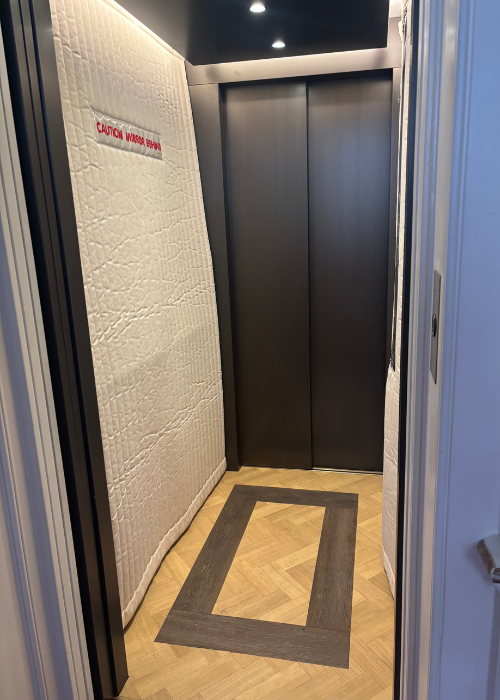 The lift at St James's Palace Access and mobility at St James's Palace.