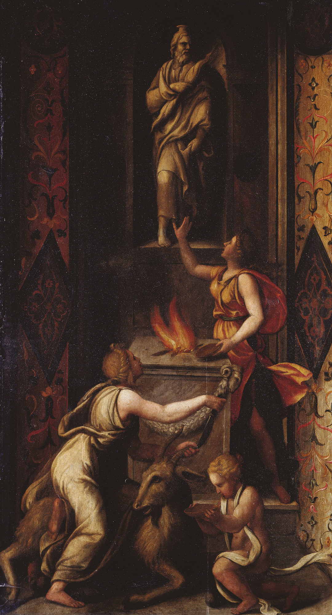 The Sacrifice of a Goat to Jupiter by Giulio Romano.