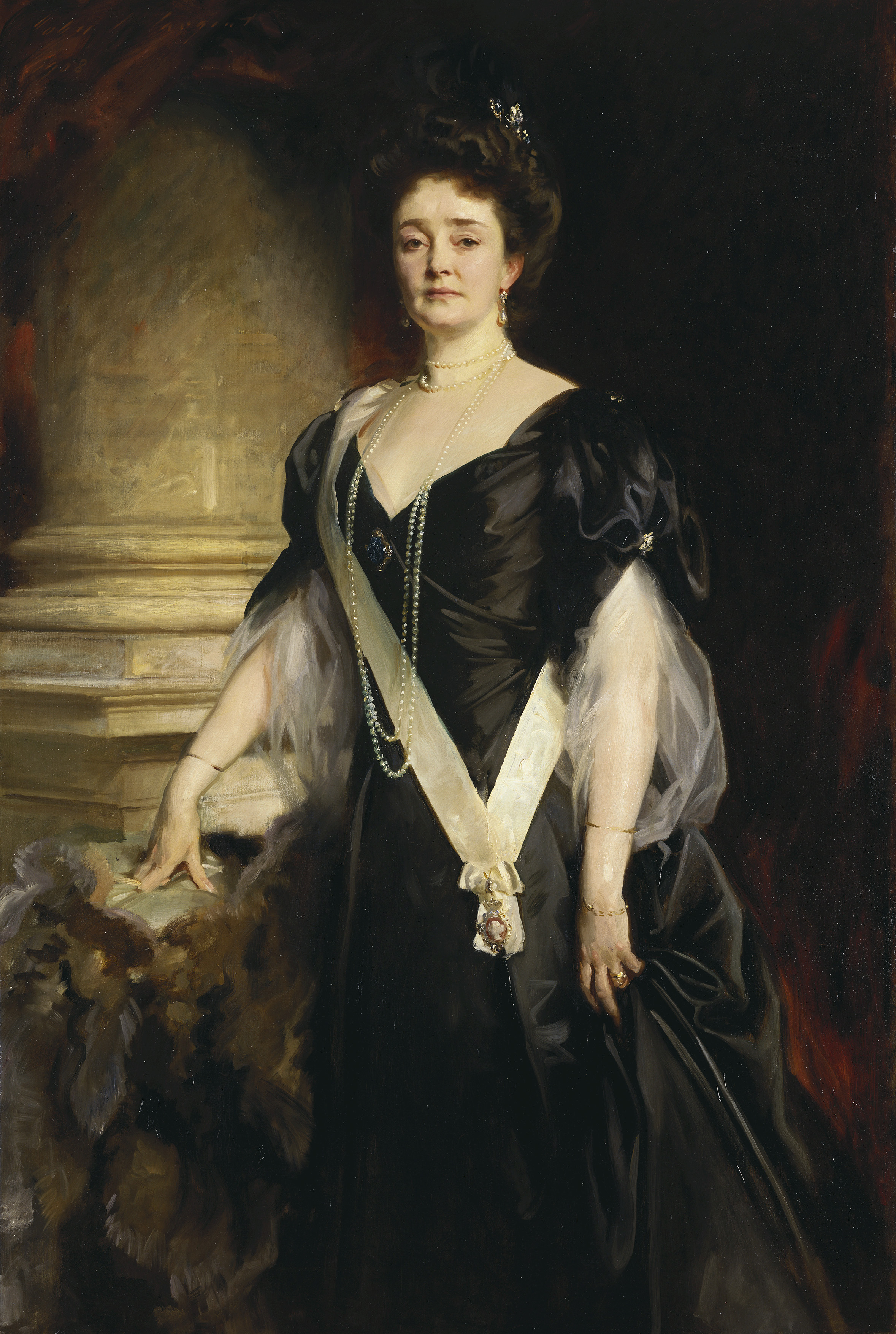 John Singer Sargent, Louise, Duchess of Connaught, 1908 (RCIN 403503) A portrait painting of Louise, Duchess of Connaught by John Singer Sargent.