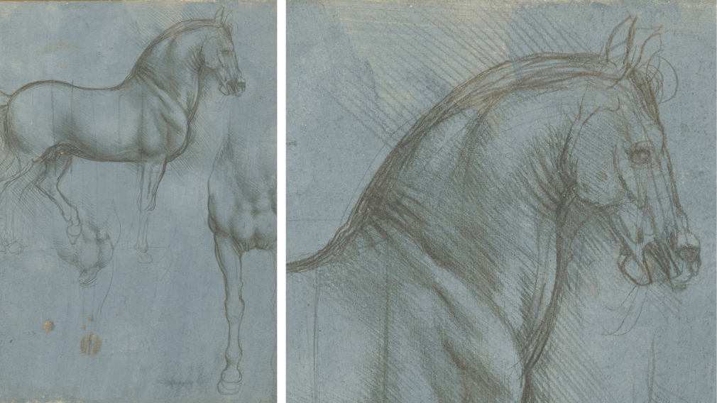 Studies of a horse, c. 1490 (RCIN 912321) Studies of a horse, c. 1490 (RCIN 912321)
