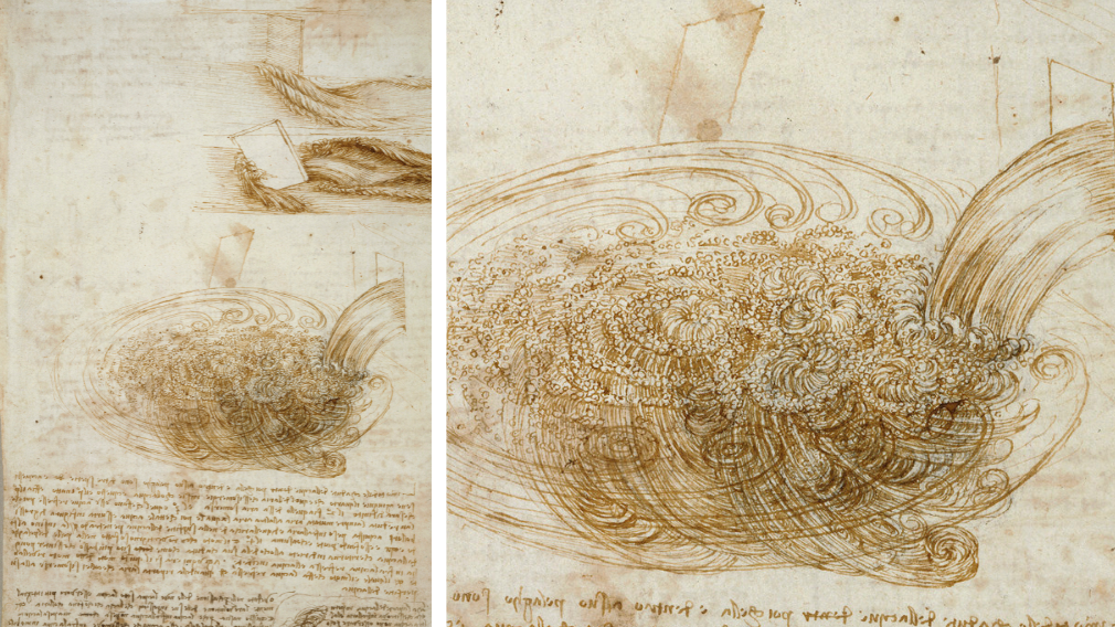 Studies of water, c.1510-12 (RCIN 912660) Studies of water, c.1510-12 (RCIN 912660)