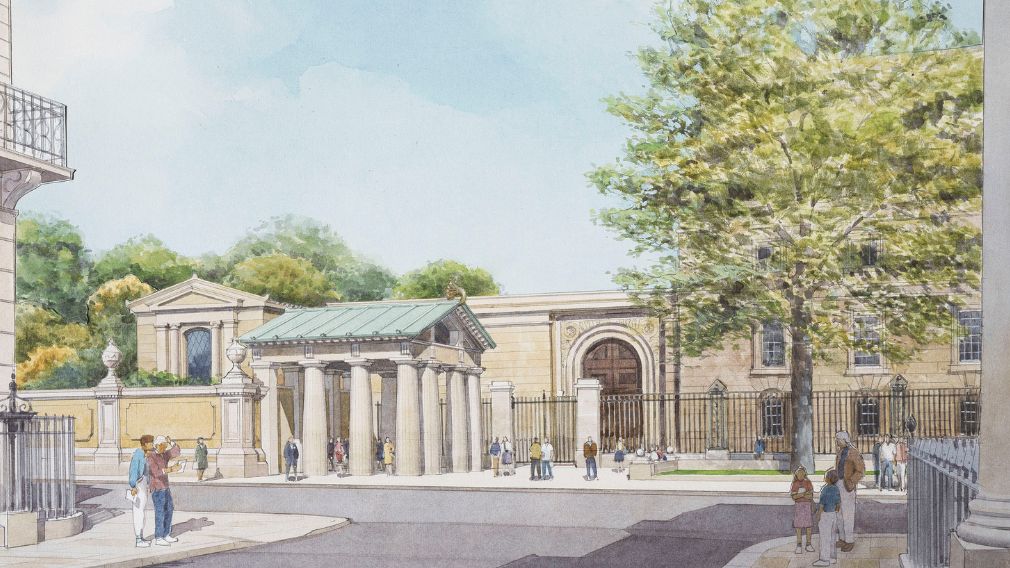 View of planned new Queen's Gallery (RCIN 933748). View of planned new Queen's Gallery