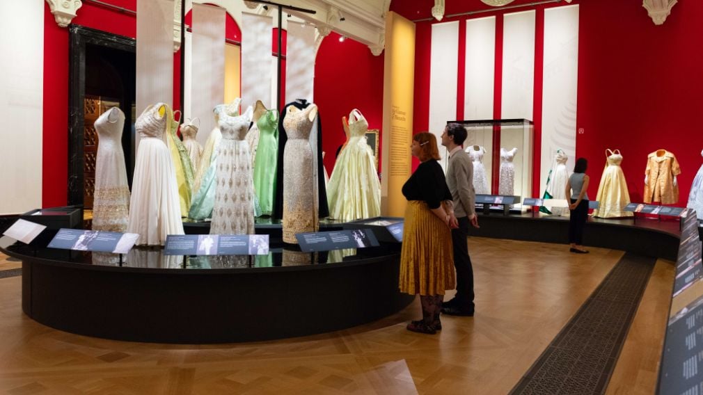 The exhibition 'Queen Elizabeth II: Her Life in Style' at The King's Gallery The exhibition 'Queen Elizabeth II: Her Life in Style' at The King's Gallery