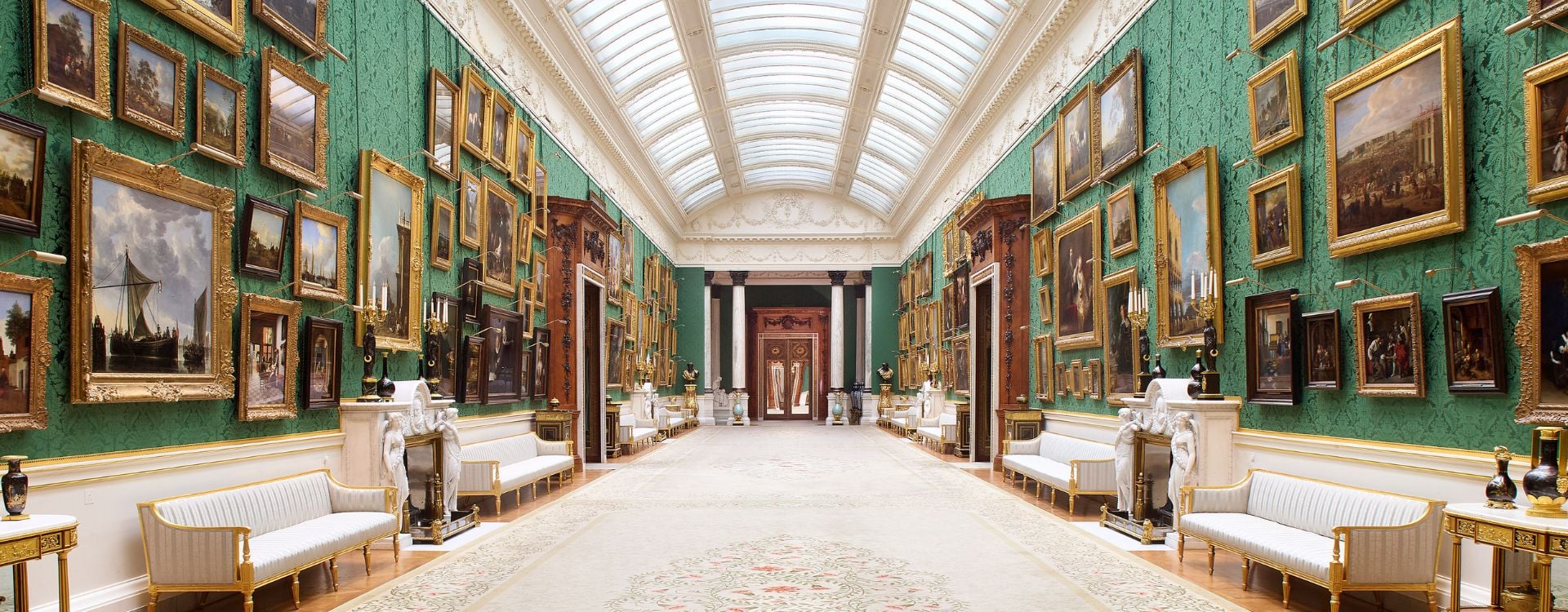 The Picture Gallery at Buckingham Palace. The Picture Gallery at Buckingham Palace.