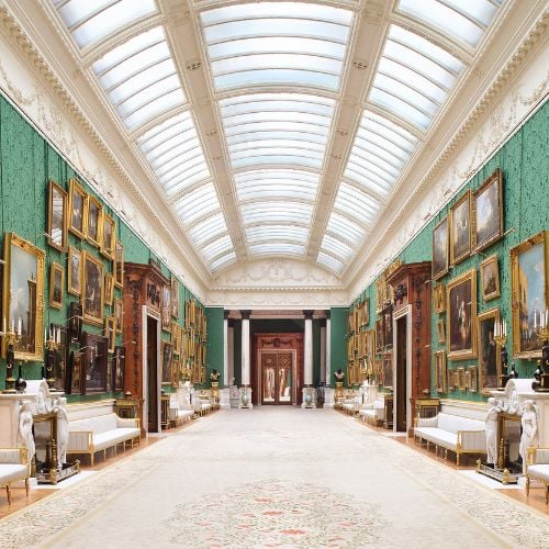 The Picture Gallery at Buckingham Palace.