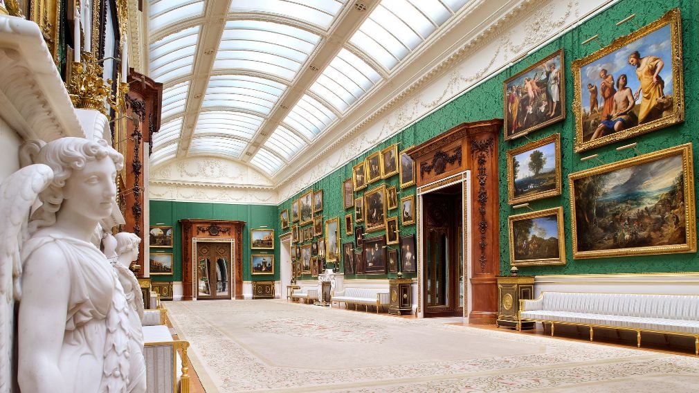 The Picture Gallery at Buckingham Palace. The Picture Gallery at Buckingham Palace.