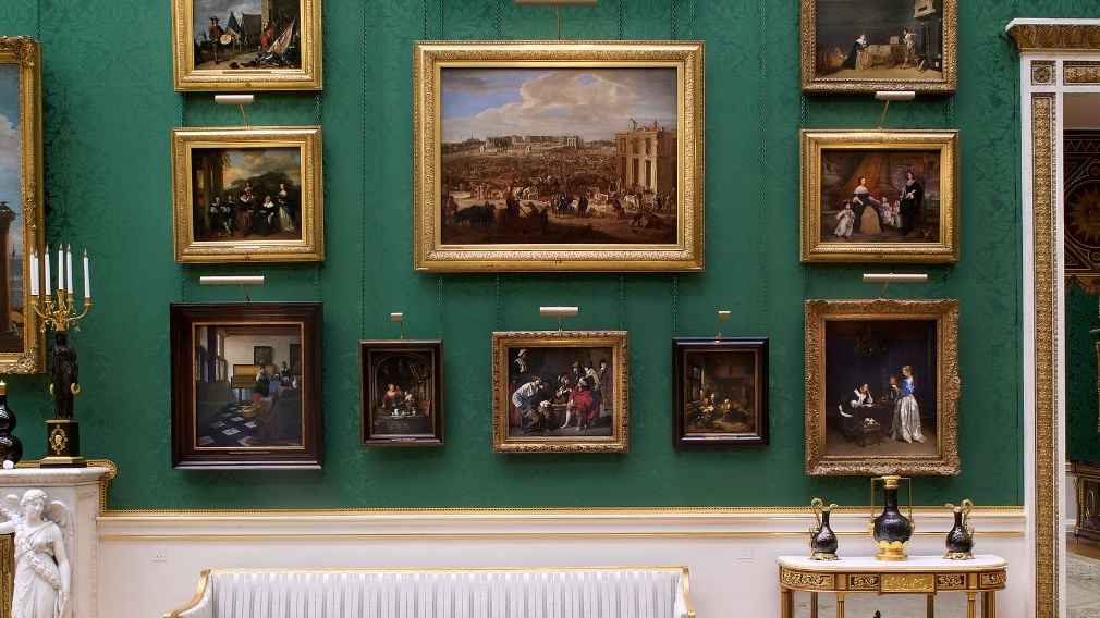 The Picture Gallery at Buckingham Palace. The Picture Gallery at Buckingham Palace.
