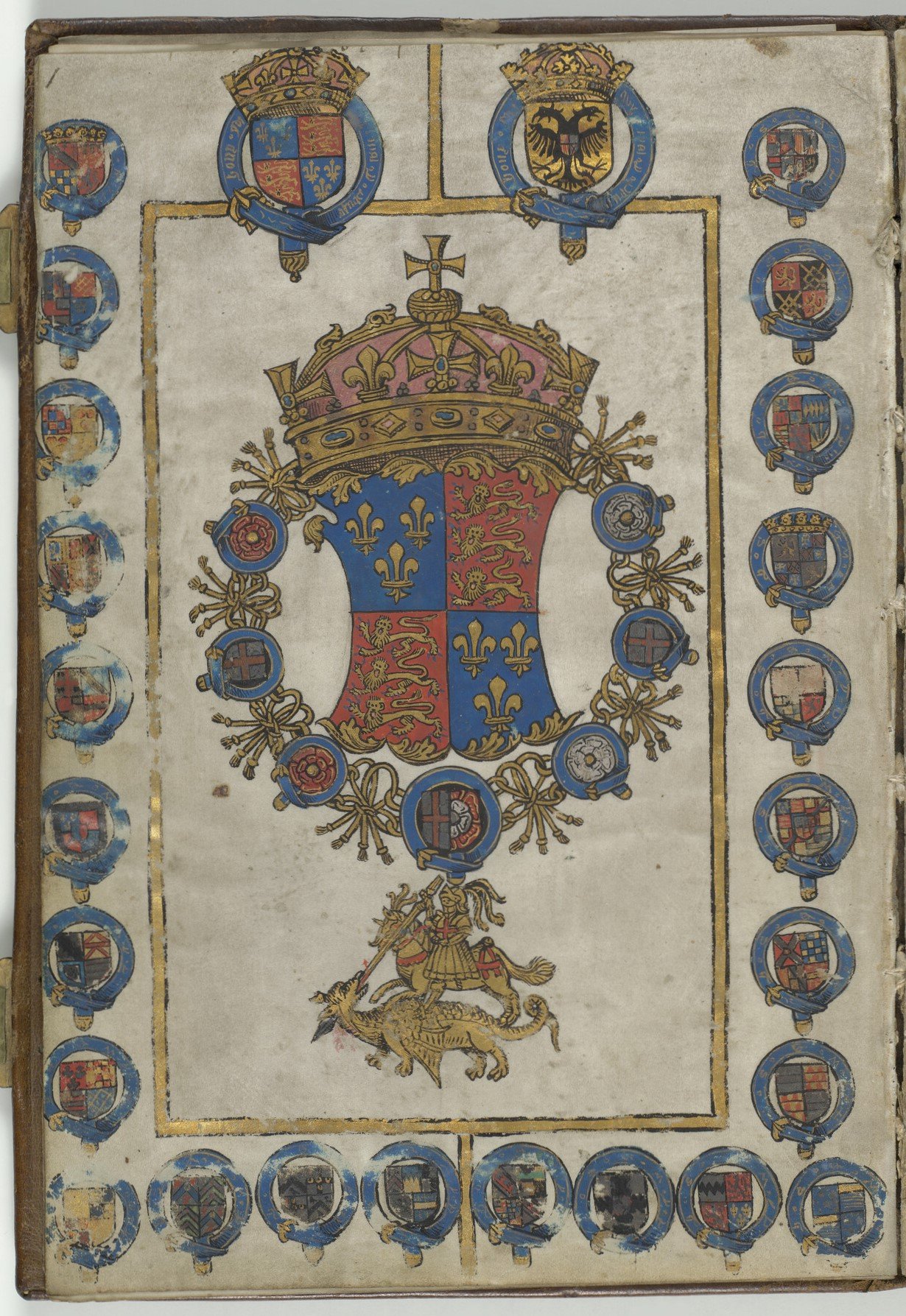 Sir Thomas Wriothesley's Garter book.