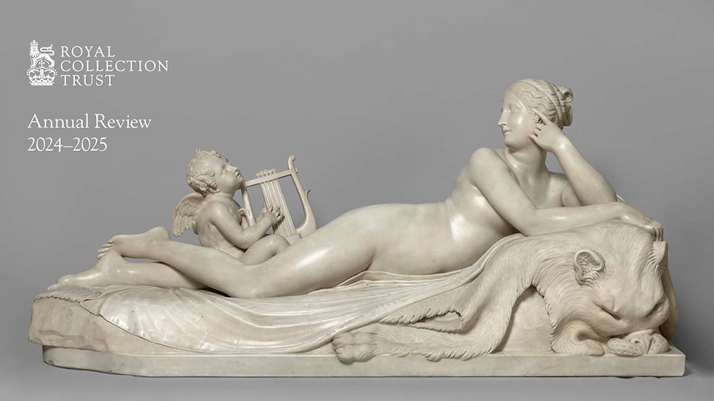 Front cover of the Royal Collection Trust Annual Review 2024-25