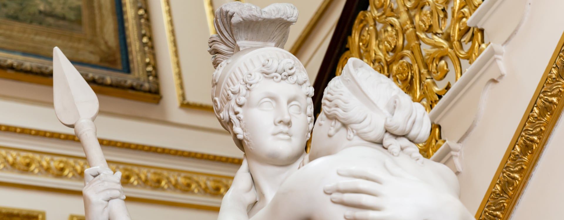 Marble statue of Mars & Venus made by Antonio Canova