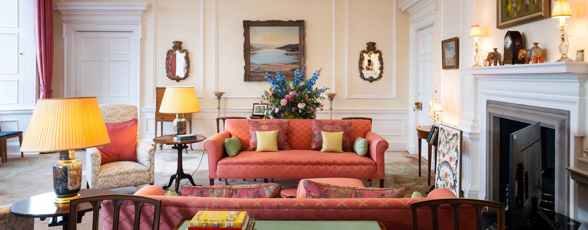 The Sitting Room in the private apartments at the Palace of Holyroodhouse