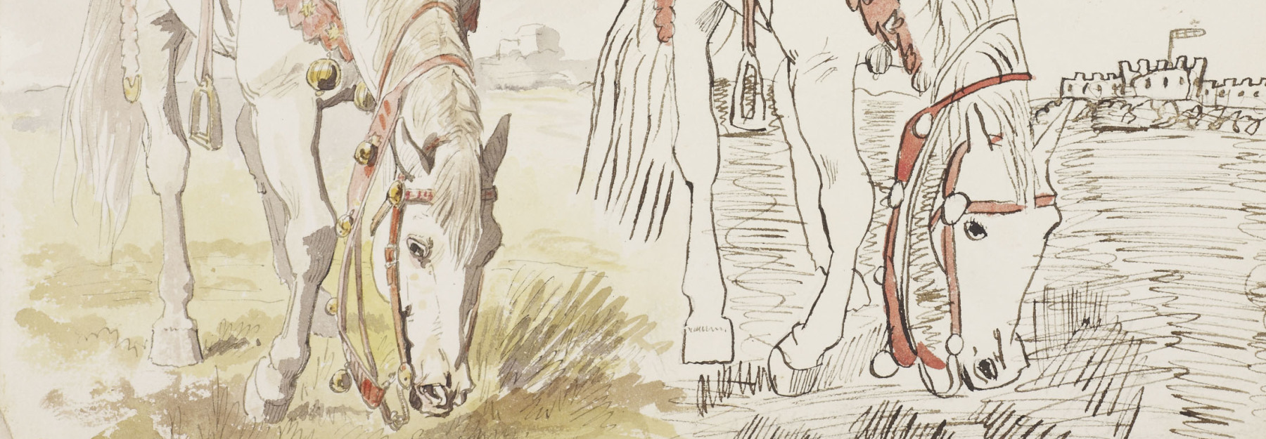 horse sketched by Edward VII