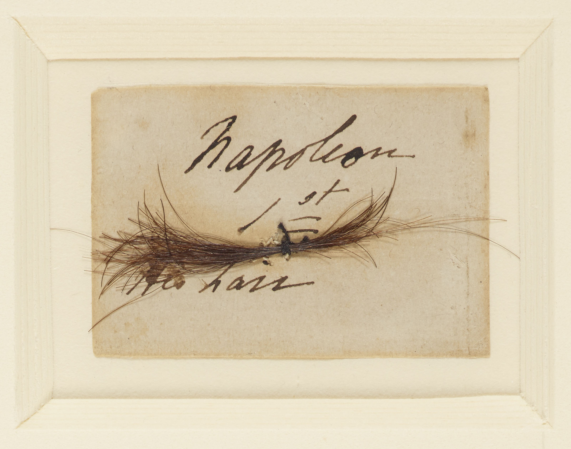 A lock of Napoleon Bonaparte's hair