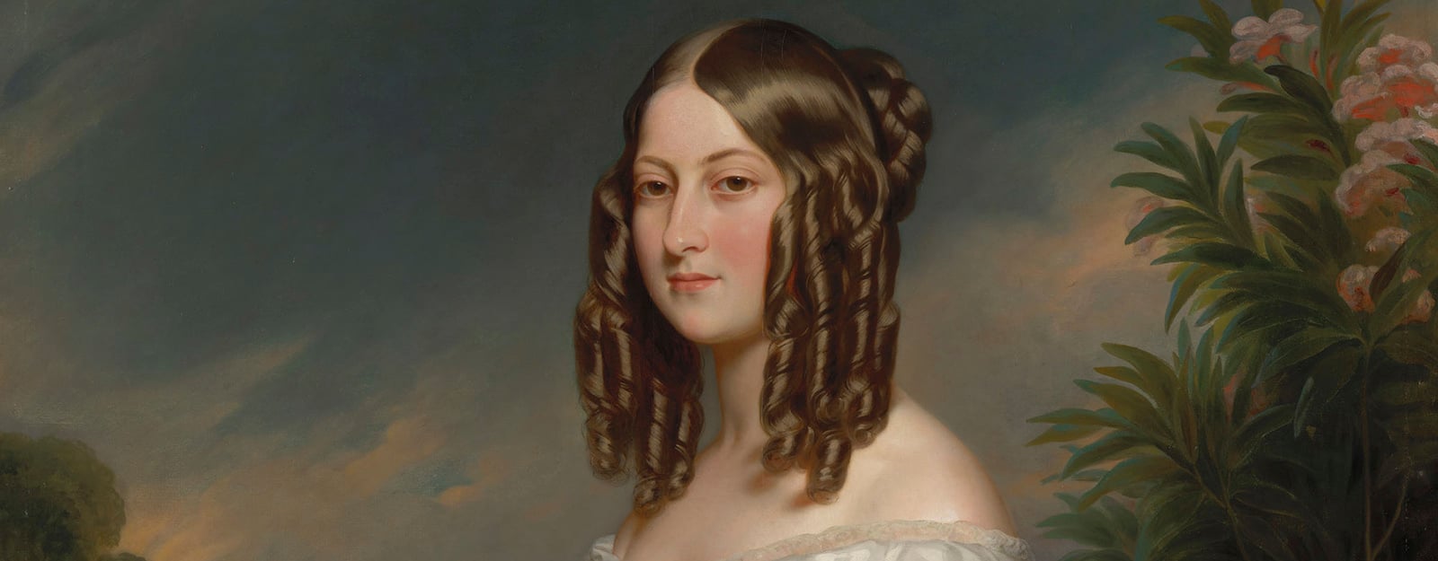 Portrait of Queen Victoria's cousin, Princess Victoire.