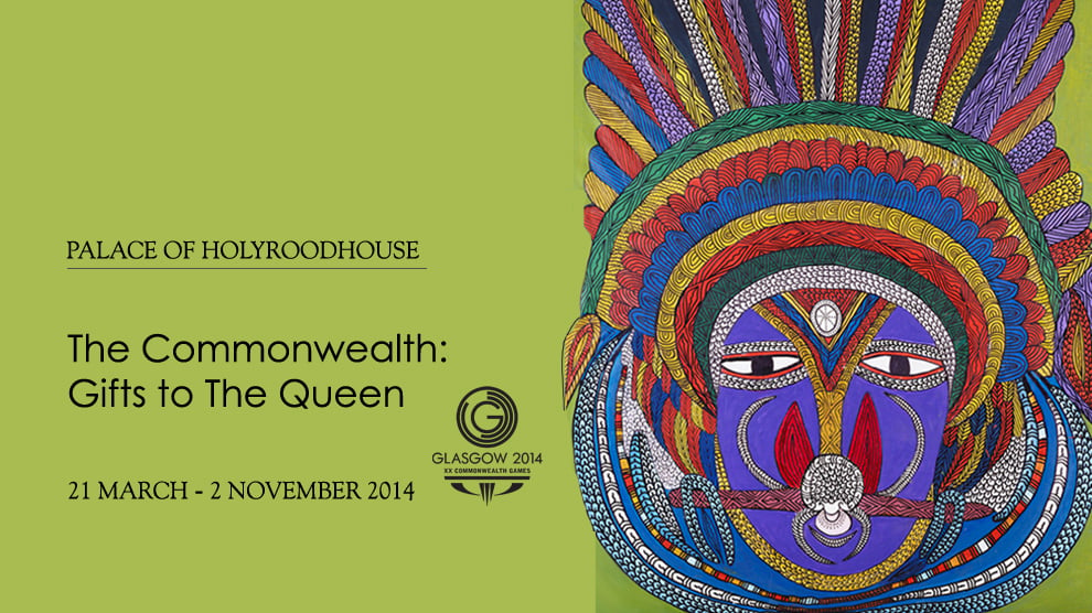 A special exhibition of gifts from the commonwealth to The Queen at the Palace of Holyroodhouse to celebrate the Commonwealth Games. 