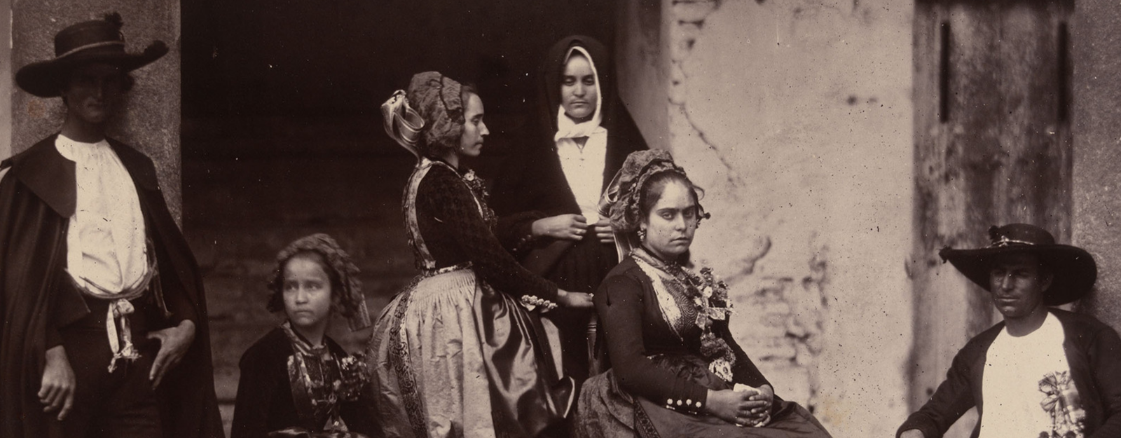 Wedding group in Estremadura, Spain c.1858