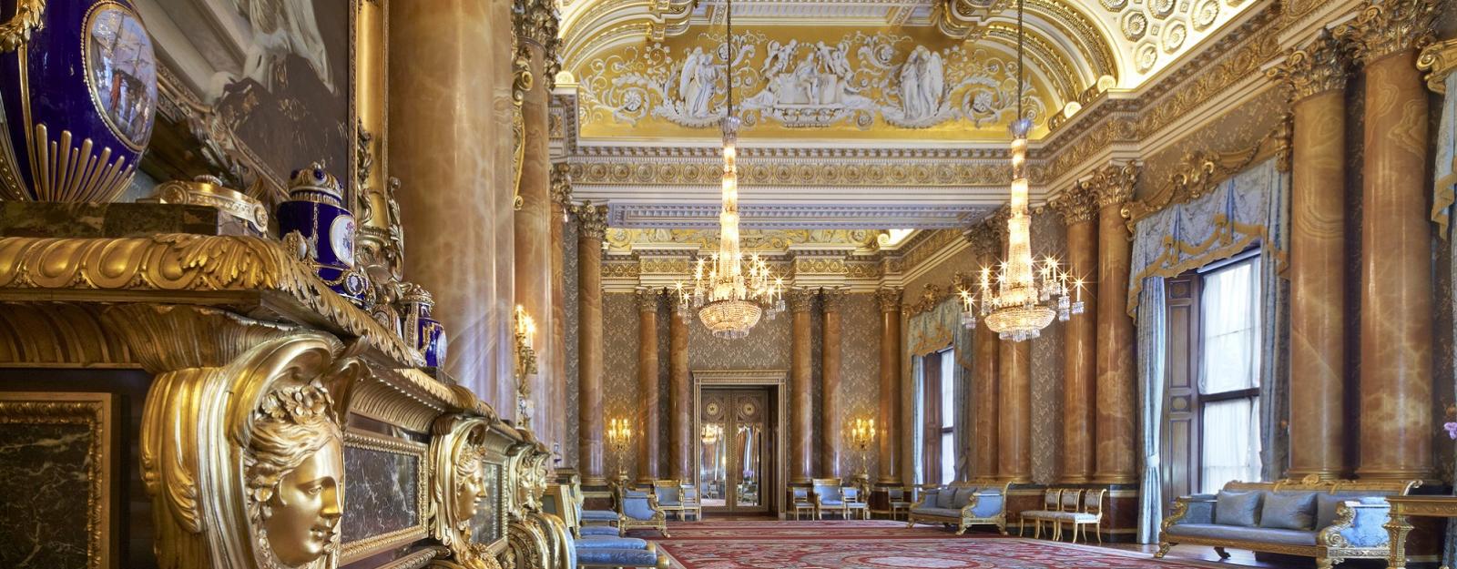The Blue Drawing Room at Buckingham Palace