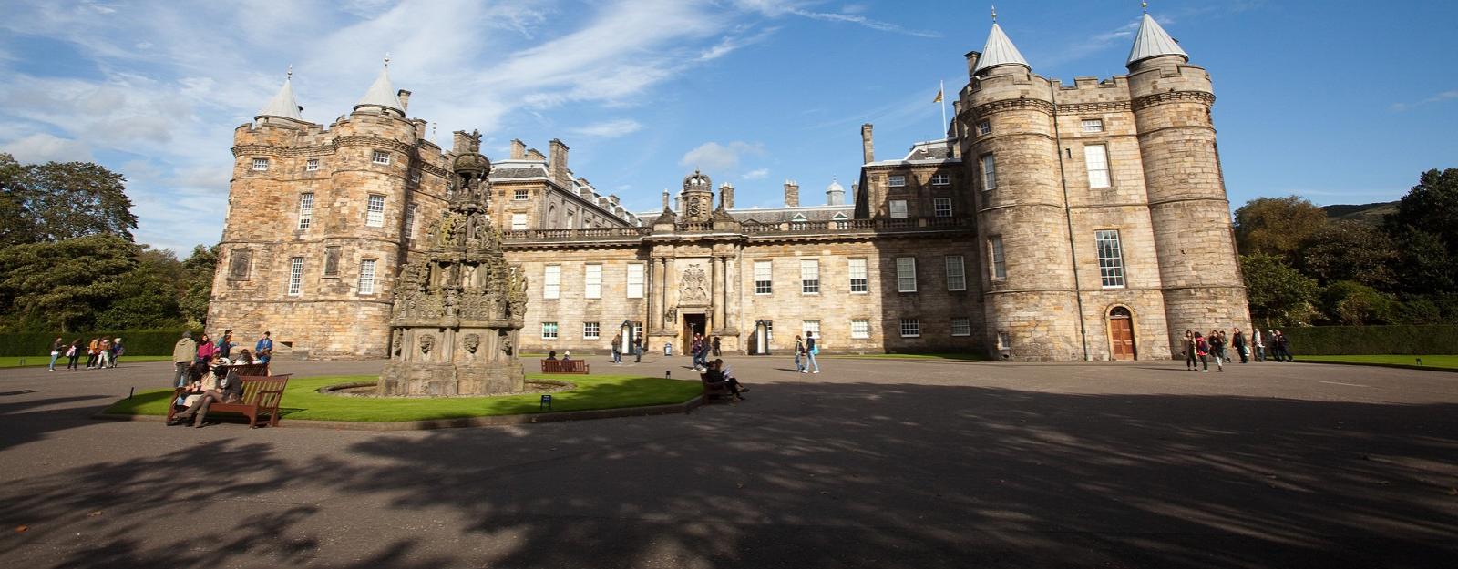 The Palace of Holyroodhouse in Edinburgh