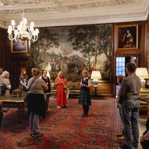 Visitors on an Exclusive Evening Tour