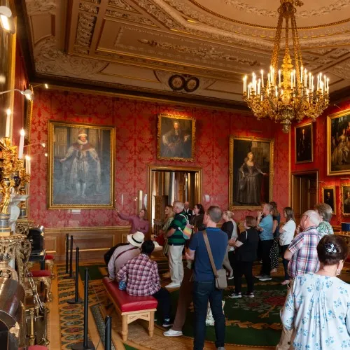 Visitors on an Exclusive Evening Tour