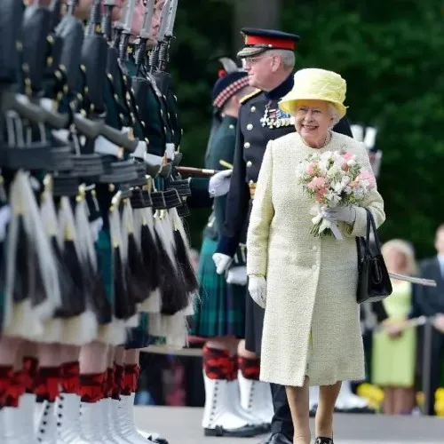 Queen Elizabeth II at the Ceremony of the Keys