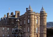 Palace of Holyroodhouse in the snow