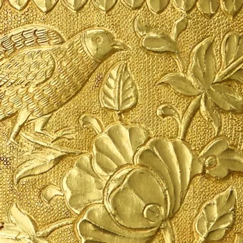 Detail from a gold scabbard