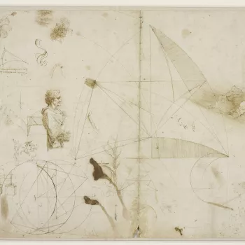 Drawings by Leonardo da Vinci of his inventions