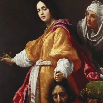 Judith was a beautiful Jewish widow, who entered the tent of the Assyrian general Holofernes, decapitated him with his own sword, and brought his head back to her people. According to his biographer Baldinucci, Allori painted this work in part as an autob