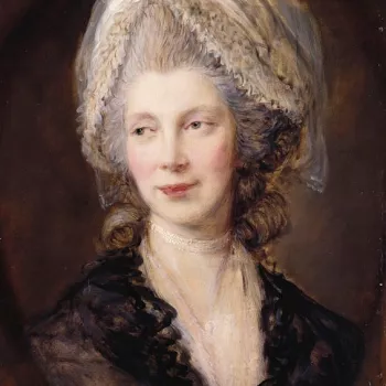 This portrait of Queen Charlotte forms part of the series of fifteen portraits probably commissioned by Queen Charlotte of the royal family. They were painted at Windsor in September and October 1782. On 30 October the Morning Herald reported that Gainsbo