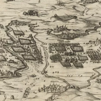 View of Neuburg, 1546 (Neuburg an der Donau, Bavaria, Germany) 48?43?56?N 11?11?14?E