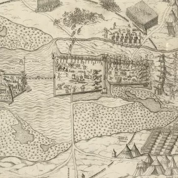 View of the siege of Sziget, 1566 (Szigetvar, Baranya, Hungary) 46?02?55?N 17?48?19?E