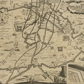 Map of Aire, 1641 (Aire-sur-la-Lys, Nord-Pas-de-Calais, France) 50?38'19"N 02?23'55"E