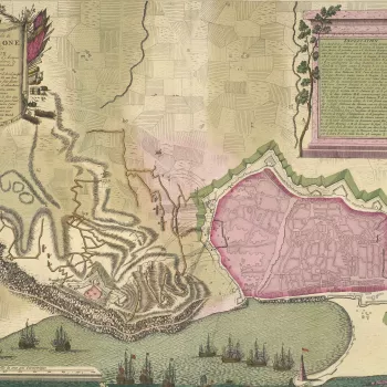 Map of the siege of Barcelona, 1706 (Barcelona, Catalonia, Spain) 41?23'19"N 02?09'32"W