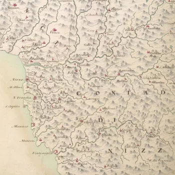 Map of the Battle of Toulon, 1707 (Toulon, Provence-Alpes-Cote d?Azur, France) 43?07'00"N 05?56'00"E