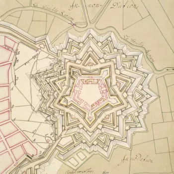Plan of the siege of Lille, 1708 (Lille, Nord-Pas-de-Calais, France) 50?37'58"N 03?03'30"E