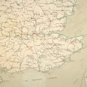 Map of England, South East, 1755