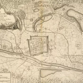 Map of Madura, 1763-4 (Madurai, Tamil N?du, India) 09?56'00"N 78?07'00"E
