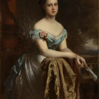 On 18 January 1874, Queen Victoria, writing from Osborne House, recorded that the &lsquo;Feldj&auml;ger&rsquo; (the Queen&rsquo;s messenger) had arrived, bringing &lsquo;the long expected portrait of her [Maria], which is a gift from the Emperor. It is a 